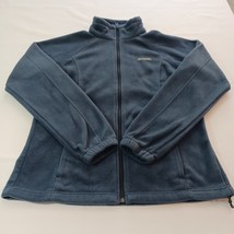 Columbia Sportswear WL6439 Jacket Men&#39;s Large Full Zip Blue Fleece Lined... - $267.68 MXN