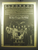 1975 ELO Electric Light Orchestra Eldorado Album Ad - Eldorado gets my vote - £14.82 GBP