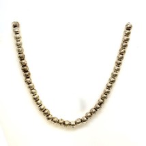 Vintage Sterling Signed Brenda Schoenfeld Mexico 1995 Solid Beaded Necklace 19 - £178.02 GBP