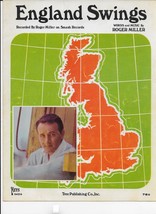 1965 Roger Miller England Swings US Sheet Music - £7.18 GBP