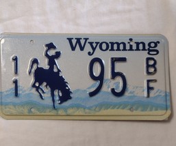 VINTAGE WYOMING LICENSE PLATES (PAIR)  NO LONGER IN USE-  PARK COUNTY 11... - $18.00