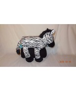New Zebra Plush 14&quot; Silver One Cuddly Buddies &amp; Fleece Throw 50&quot; x 60&quot; - £20.60 GBP