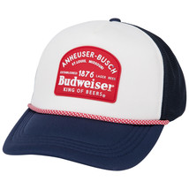 Budweiser Retro Logo Trucker Rope Hat Multi-Color - $31.98