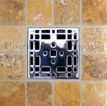 Ebbe Unique Square Shower Drain Polished Chrome - Craftsman - $122.29