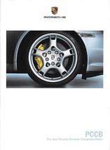 Porsche PCCB Ceramic Composite Brakes brochure catalog 911 Carrera US 2005 - £6.29 GBP