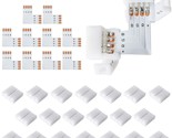 L Shape 4-Pin Led Connectors 10-Pack 10Mm Wide Right Angle Corner Connec... - $14.99