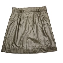 Classiques Entier Skirt Womens 14 Gold Straight Pencil Knee Length Buckle Zip - $29.68