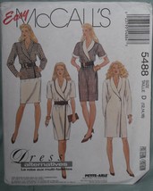 McCall&#39;s Pattern 5488 Misses&#39; Wrap Dress Sizes 12 14 16 Uncut 1990&#39;s - £6.31 GBP