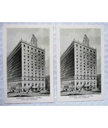 (2) Vintage ANDREW JACKSON HOTEL, NASHVILLE, TENNESSEE Postcards UNPOSTED - $170.16 MXN