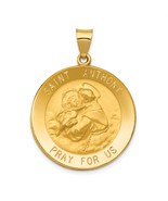 14k Polished and Satin St. Anthony Medal Hollow Pendant XR1293 - $724.86