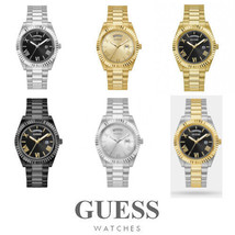 Guess Connoisseur Collection Stainless Steel Black Dial Quartz Watch GW0265G - £102.52 GBP