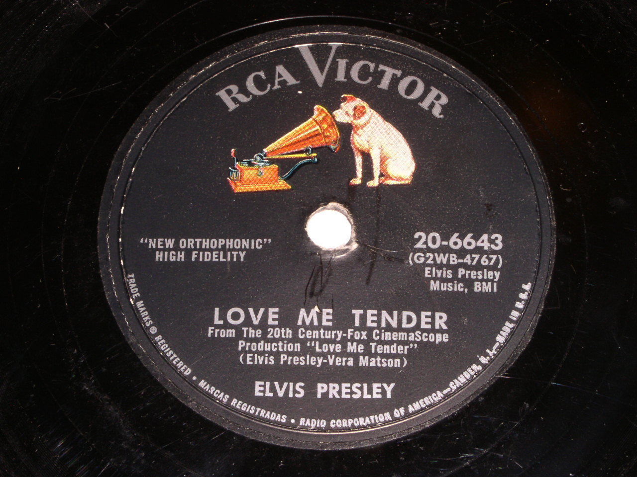 Elvis Presley Anyway You Want Me Love Me Tender 78 Rpm Phonograph ...