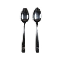 2 Vintage Northwest Orient Spoons Silverware Airline Collectible Flatware Steel  - £7.80 GBP