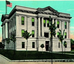 Dodge City KS Kansas Ford County Court House Linen Postcard UNP T13 - £2.19 GBP