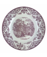 Wedgwood Fairleigh Dickinson College Castle Building Plate Red Transferw... - £29.37 GBP