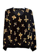 Ali &amp; Kris Cross My Heart Long Sleeve Top Black - $24.99