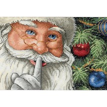 Dimensions Gold Petite Counted Cross Stitch Kit 7X5-Santa s Secret (18 C... - $44.99