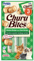 Inaba Churu Bites Cat Treat - Chicken Recipe Wrapped in Tuna - Natural, Grain-Fr - £3.08 GBP+