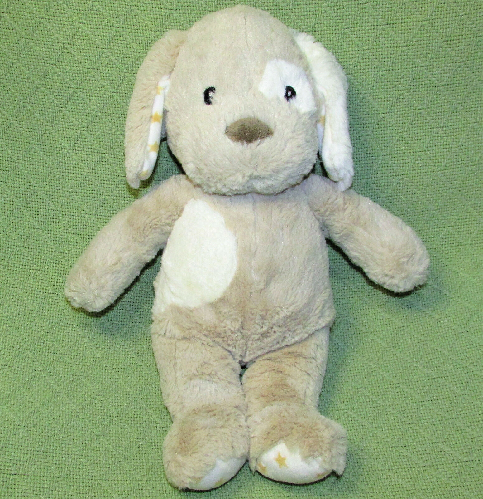 CLOUD B Dreamy Hugginz PUPPY DOG Stuffed Animal STARS BABY SOFT 14" Tan TOY - $12.60