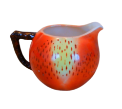 Vintage Maruhan ware hand painted apple creamer pitcher made in Japan - $12.00