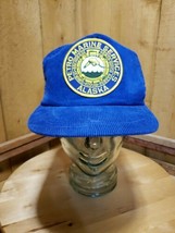 Petro Marine Services Alaska Corduroy Vintage Blue Snapback Adult Cap Hat  - £27.14 GBP