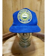 Petro Marine Services Alaska Corduroy Vintage Blue Snapback Adult Cap Hat  - £27.14 GBP
