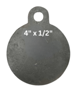 (1) AR500 Steel Gong Shooting Target 1/2&quot; - 4&quot; Round - 1-Hole 0200140 - $29.81 CAD+