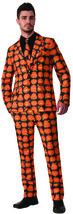 Forum Novelties Men&#39;s Pumpkin Suit and Tie Xl Costume, Orange/Black, X-Large - £156.25 GBP