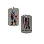 Captain America Dog Tag Pendant - $6.93