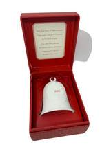 Hallmark Porcelain Dated Bell Christmas Tree Ornament 2007 Boxed Used - £19.89 GBP