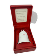 Hallmark Porcelain Dated Bell Christmas Tree Ornament 2007 Boxed Used - £19.78 GBP