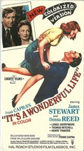 It&#39;s A Wonderful Life VHS Colorized James Stewart Donna Reed - £1.57 GBP