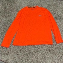 Mens Shirt Realtree Orange Long Sleeve Tee Crewneck-size XL - $19.80