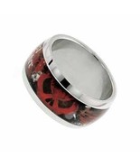 Ghost Rider Graphic Skull Images Stainless Steel Ring Size 10 - $29.88 CAD