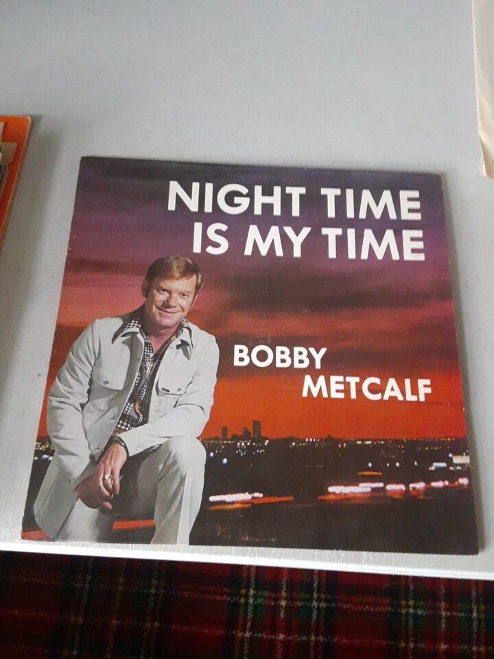 Primary image for SIGNED Bobby Metcalf - Night Time Is My Time (LP, undated, 70's) Lounge, Rare