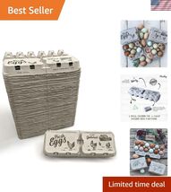 Half Dozen Empty Egg Cartons- Bulk 50 Full Dozen Can Split to 100 Half D... - $102.46