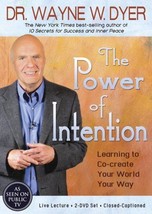 Dr. Wayne W Dyer &quot;The Power of Intention&quot; Self Development Live Lecture- 2 DVDs - £11.03 GBP