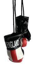 Mini Boxing Gloves ENGLAND Country Pride National Flag MMA Car Mirror Décor - $7.99