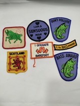 Vintage Patches Bass Fish Scotland Taurus 7 lb  I operate barefoot  - $7.91