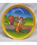 1977 McDonald&#39;s Characters SPRING 10&quot; Children&#39;s Plastic Plate Big Mac - $22.41 CAD