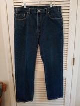 Vintage Levi&#39;s 505 Jeans Size 40X32 Regular Fit Straight Leg Canadacore ... - £26.71 GBP