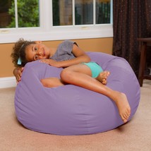 Bean Bag Chair for Kids, Teens, and Adults, Heather Lavender, 38in - Large - £56.75 GBP