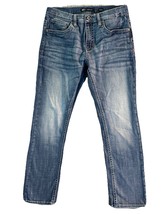 Buckle BKE Jake Medium Wash Distressed Mens Blue Jeans 34x32 - $27.55