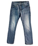 Buckle BKE Jake Medium Wash Distressed Mens Blue Jeans 34x32 - $38.62 CAD