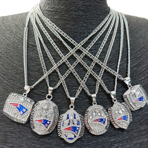 NFL New England Patriots Championship Pendant 6-Piece Necklace Set - $35.95