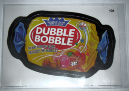 2015 Wacky Packages &quot;DUBBLE BOBBLE: Card# 104 - $95.62 MXN