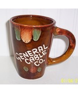 Dryden Advertising GENERAL CABLE CO./ BONHAM TX  Brown Mug, Hot Spring ,... - £14.03 GBP