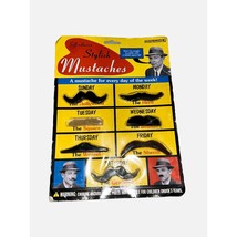 Accoutrements Men&#39;s Self-Adhesive Stylish Mustaches Halloween Costume 7 ... - £7.57 GBP