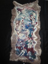 Unique Vtg. Handmade NUDES Folk Art FELTED WOOL Art WALL HANGING - 15&quot; x... - $197.01