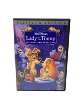 Lady And The Tramp 50th Anniversary 2-DVD Platinum Edition Disney Animation - £6.30 GBP
